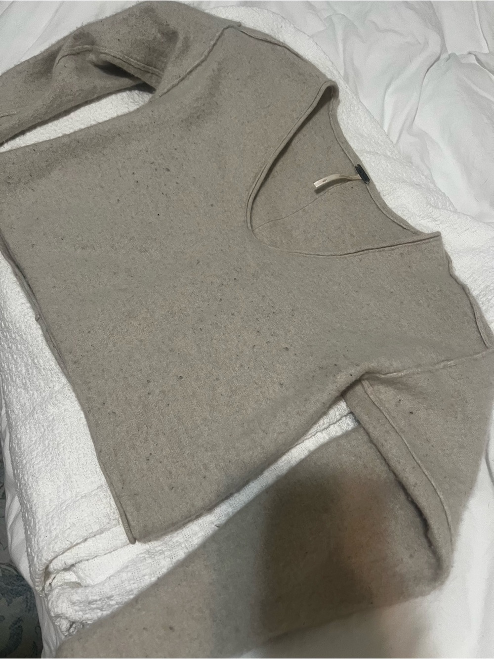 Free People Cropped Cashmere Sweater